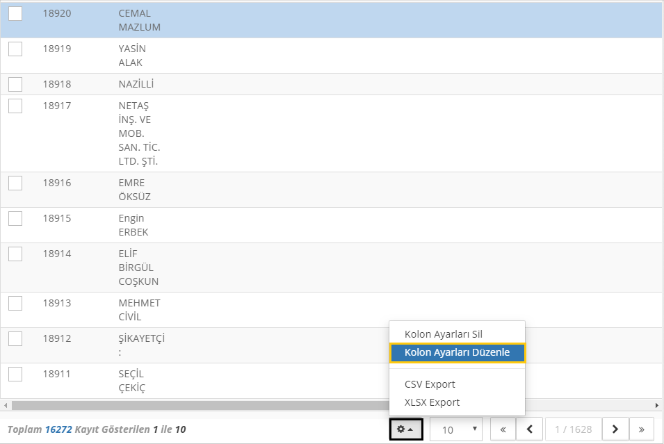 ek alanı tabloya ekleme 3
